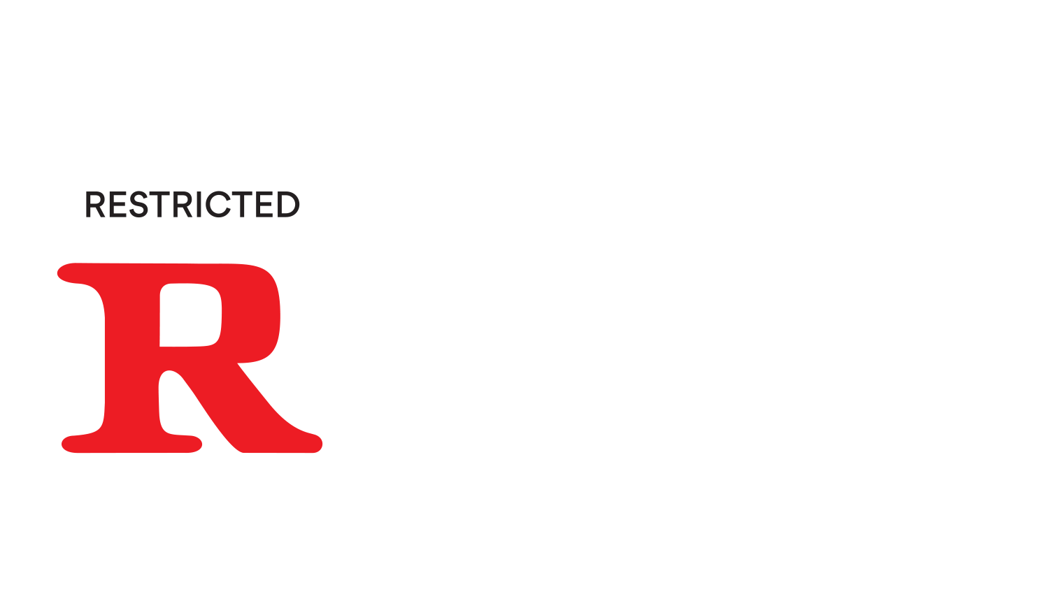 Rated R Movie Logo Transparent