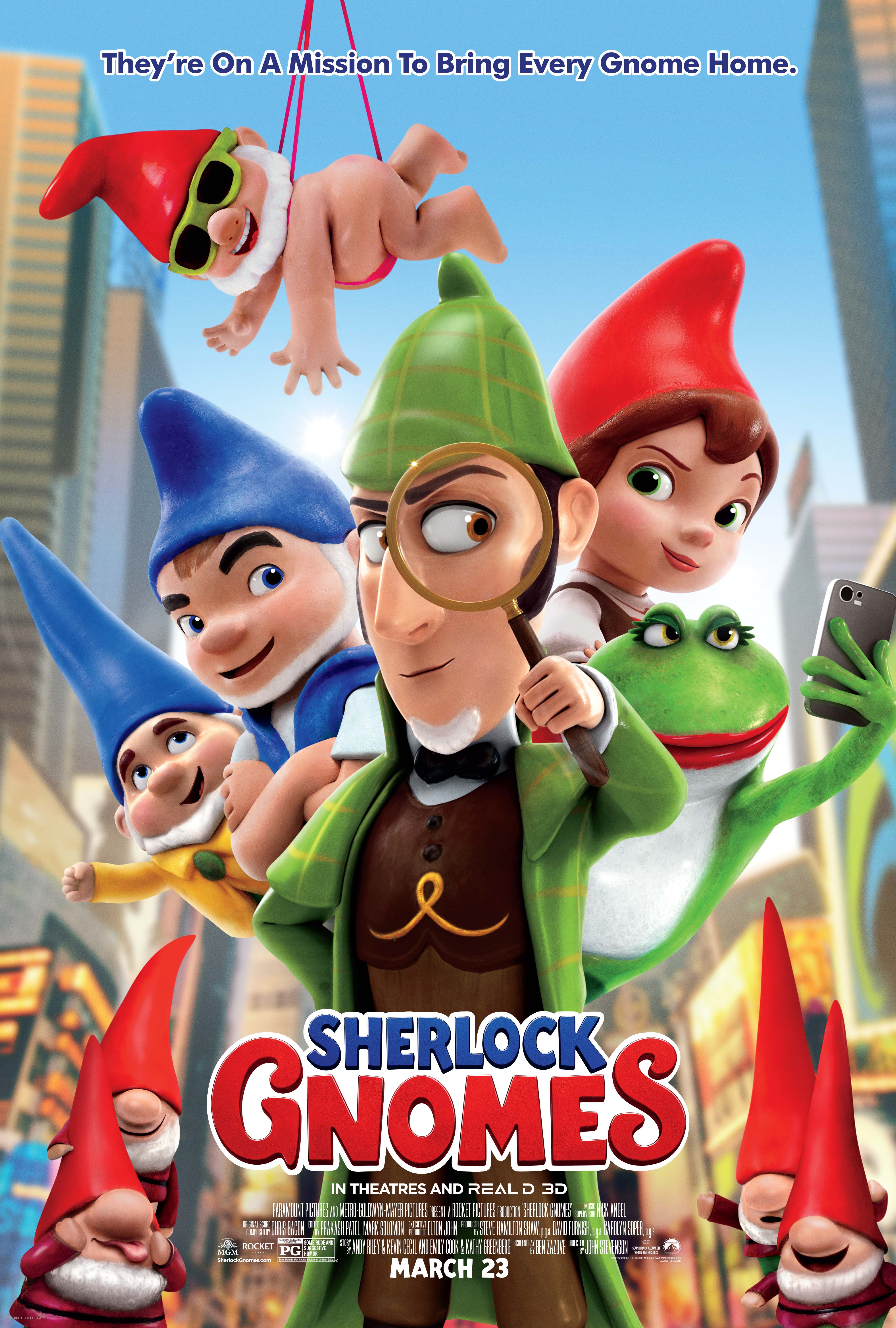 After a string of garden gnome disappearances in London, Gnomeo &amp; J...