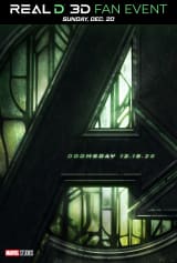 Avengers: Doomsday RealD 3D Fan Event poster