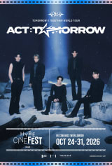 TOMORROW X TOGETHER WORLD TOUR 'ACT : TOMORROW' poster