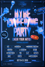 HYBE CHEERING PARTY poster