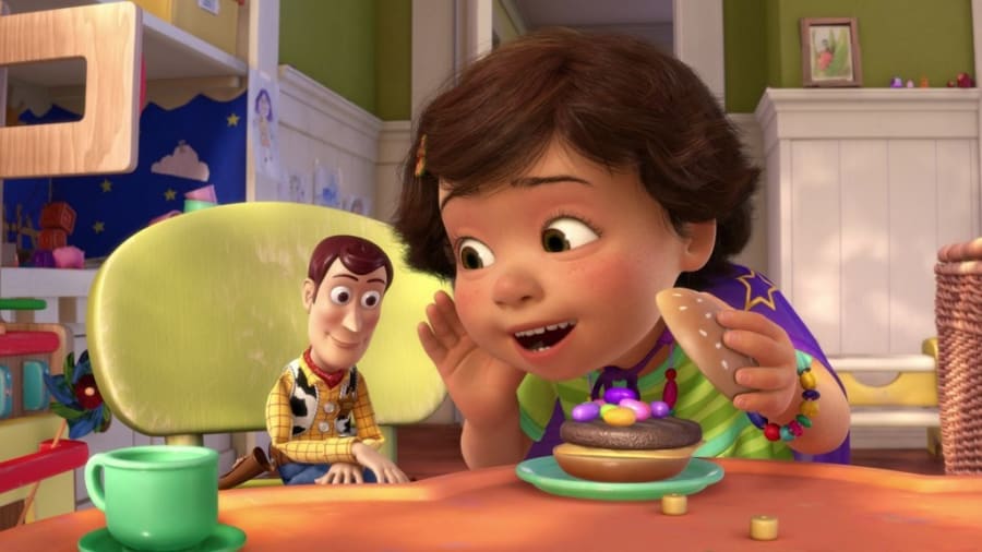 In Toy Story 4 (2019), before Bonnie's kindergarten orientation, a blonde  kid is having cochlear implants being put in : r/MovieDetails