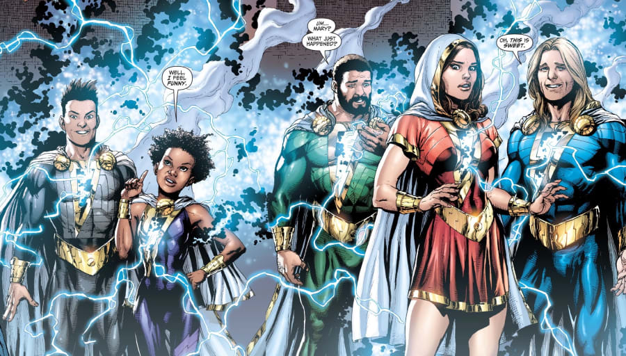 Zachary Levi and cast of Shazam! Fury of the Gods pen their own Shazam  family comic