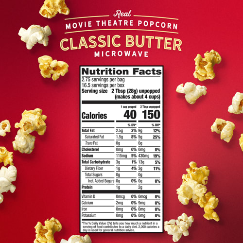 Classic Butter Microwave Popcorn