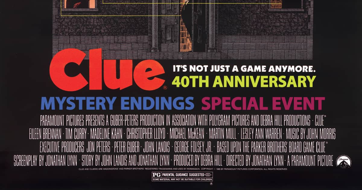 Clue 40th anniversary screening near me