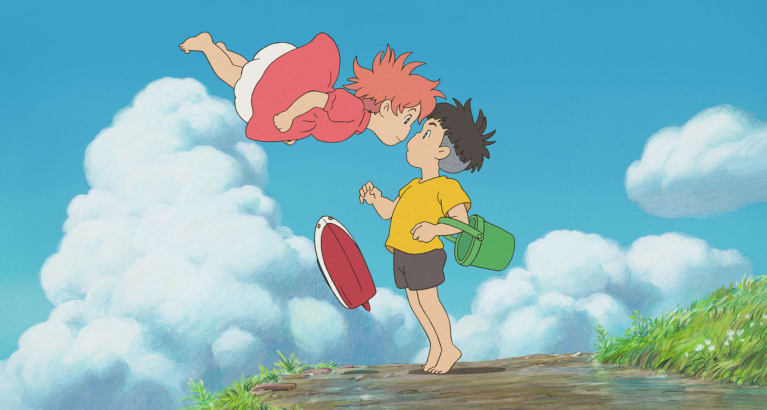 Disney - ponyo さま Ponyo Blu-ray/DVD 2008, 2-Disc Set Studio Ghibli/Disney