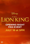 Movie Poster Image for Opening Night Fan Event: The Lion King