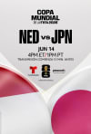 Movie Poster Image for Países Bajos vs. Japón - Telemundo presenta la Copa Mundial de la FIFA 2026
