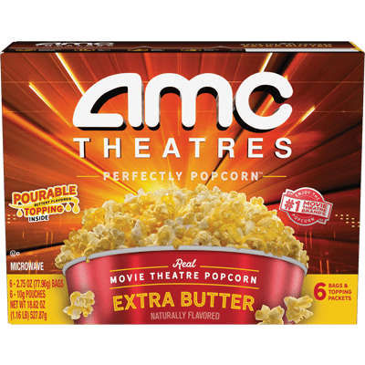 AMC Theatres Extra Butter Microwave Popcorn