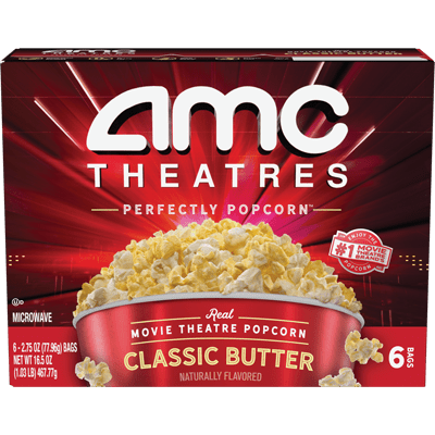 AMC Theatres Classic Butter Microwave Popcorn