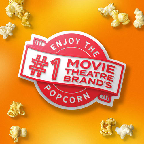 Enjoy the #1 movie theatre brand's popcorn