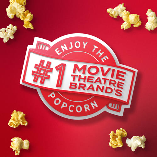 Enjoy the #1 movie theatre brand's popcorn