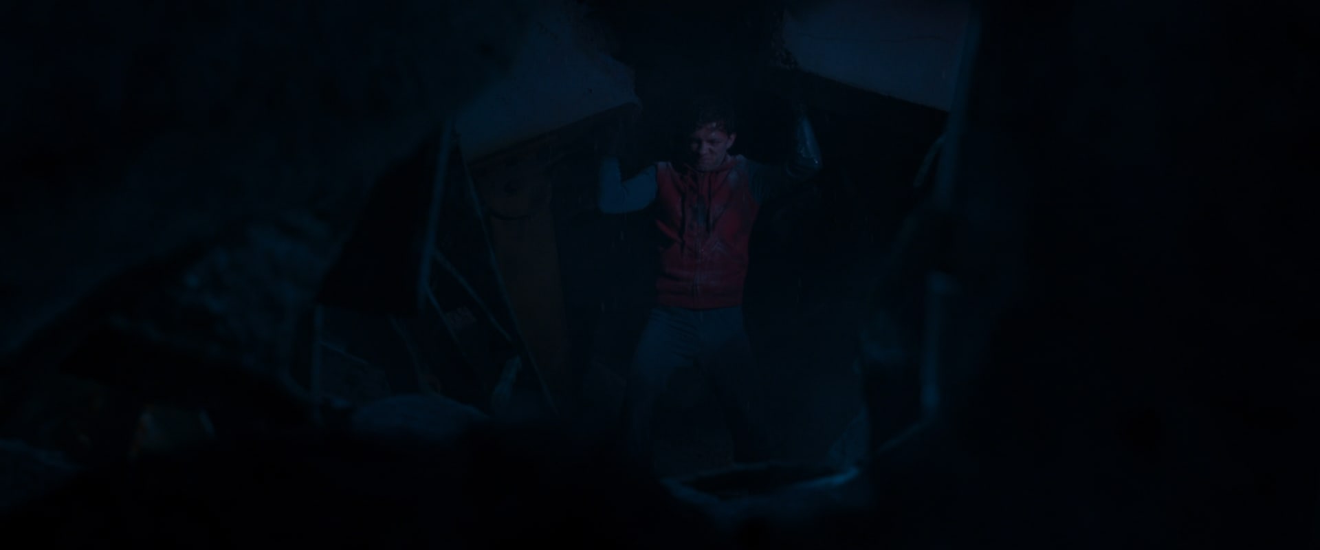 Peter Parker Lifts The Rubble In SPIDER-MAN: HOMECOMING 