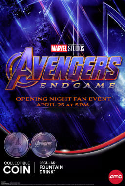 Movie Poster Image for Opening Night Fan Event: Avengers: Endgame