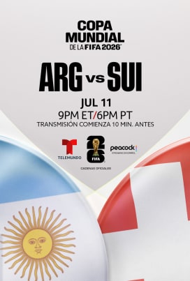 Argentina vs Suiza - Cuartos de Final - Telemundo presenta la Copa Mundial de la FIFA 2026