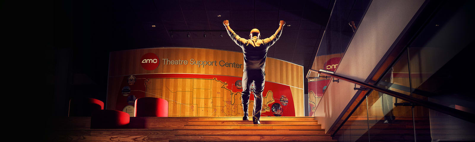 employee at AMC Theatre Support Center