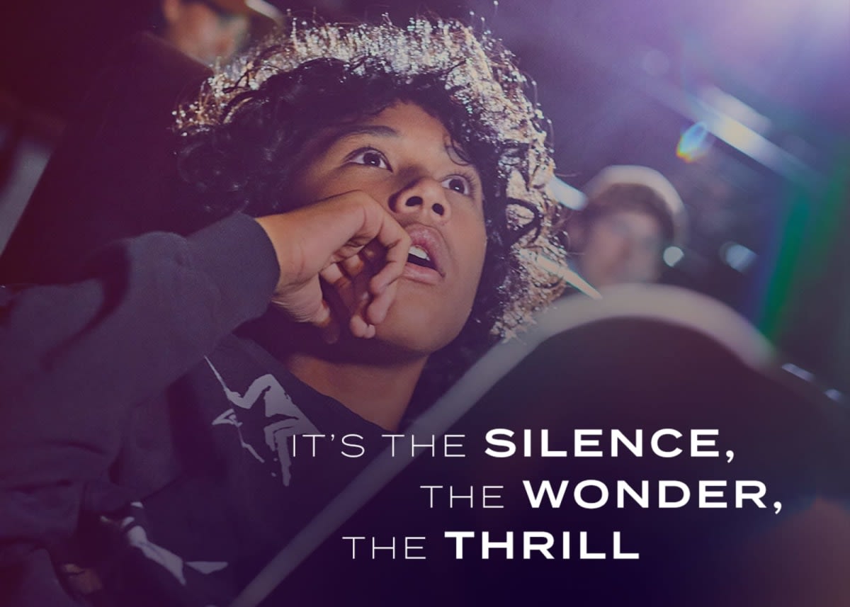 It's the silence, the wonder, the thrill