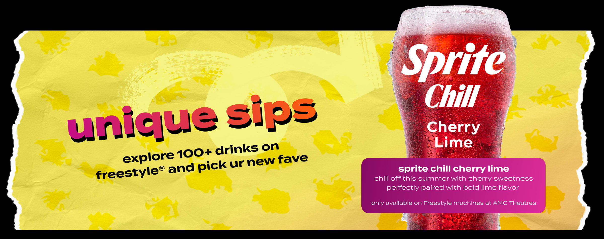 Unique sips. Explore 100+ drinks on freestyle and pick your new fave. Choose a freestyle drink or ICEE, add free Berry Bursties. Cherry Vanilla. Enjoy the taste of Coca-Cola with the sweetness of cherry and vanilla