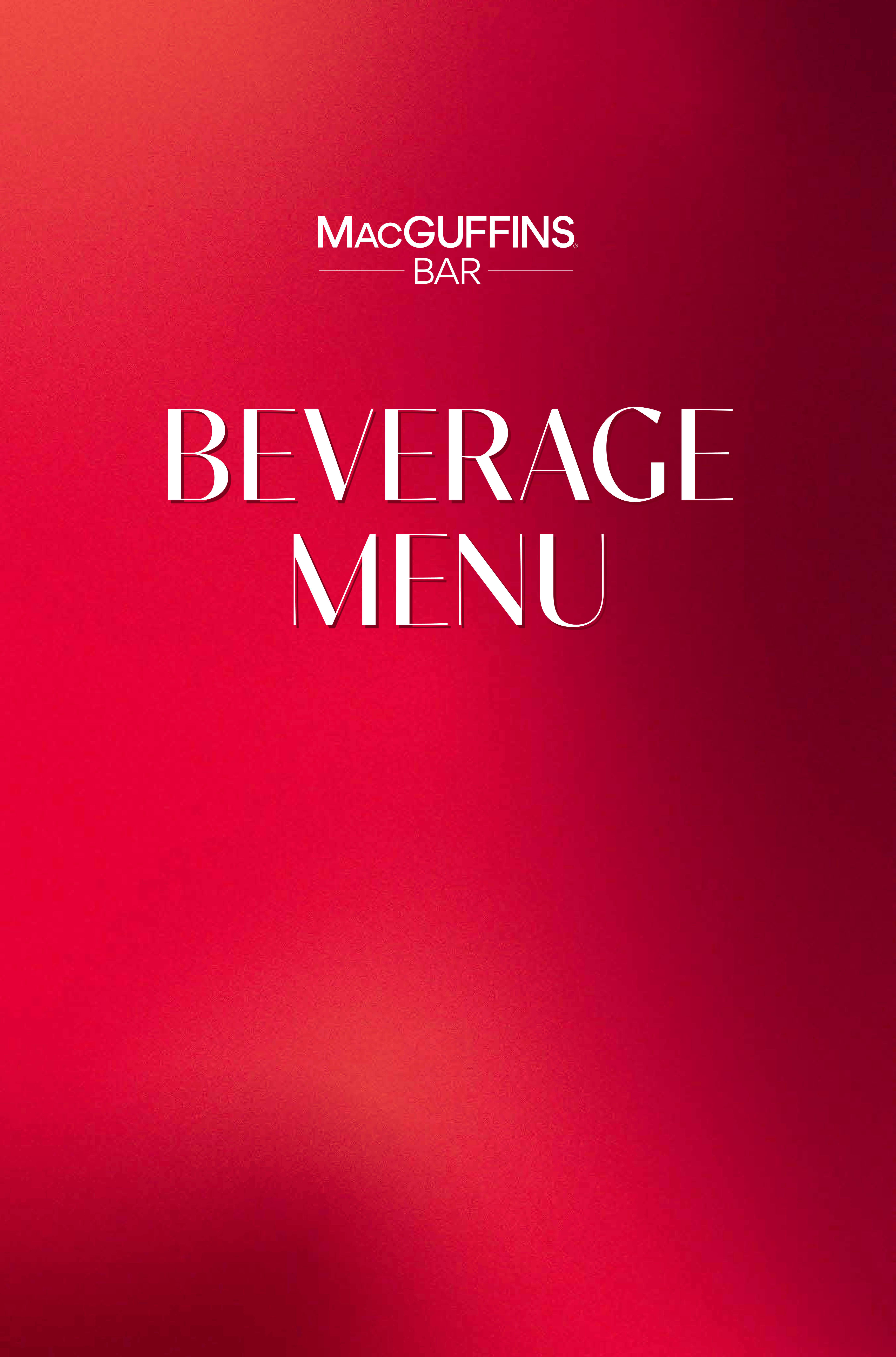 Beverage Menu