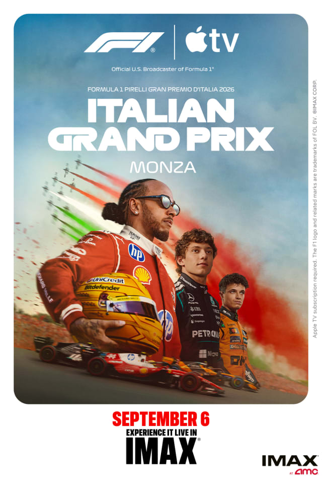 F1 on Apple TV Live in IMAX: Italy Race