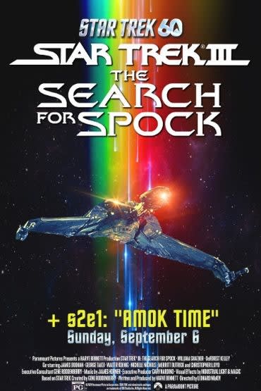 Amok Time + Star Trek III: The Search for Spock 60th Anniversary Event