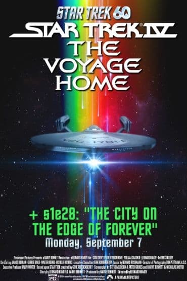The City on The Edge of Forever + Star Trek IV: The Voyage Home 60th Anniversary Event