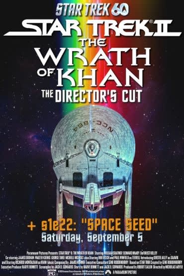 Space Seed + Star Trek II: The Wrath of Khan - Director's Cut 60th Anniversary Event