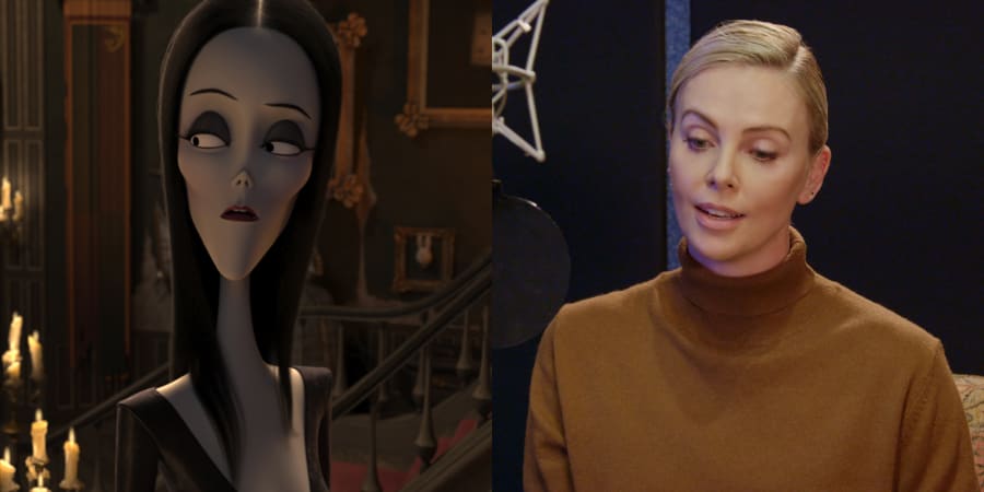 Charlize Theron as Morticia Addams