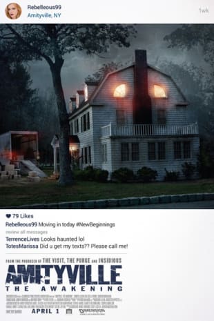 movie poster for Amityville: The Awakening