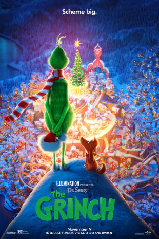 movie poster for Dr. Seuss' The Grinch