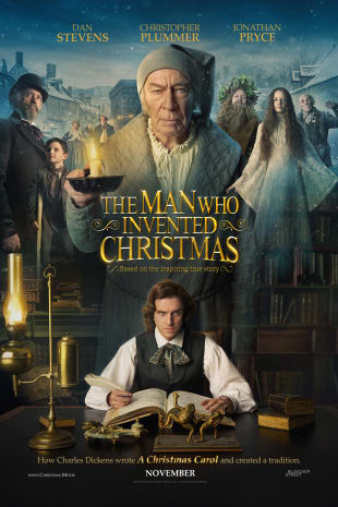 movie poster for The Man Who Invented Christmas