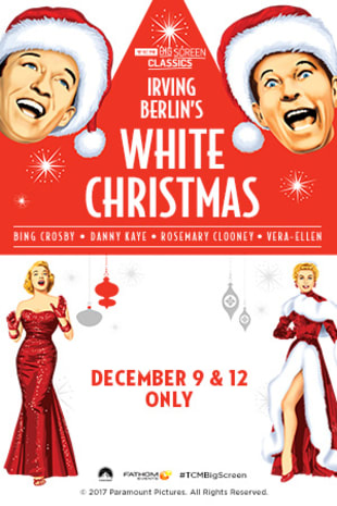 movie poster for White Christmas (1954) presented by TCM