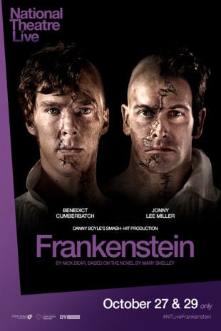 movie poster for NT LIVE: FRANKENSTEIN Cumberbatch as Creature (2018 Encore)