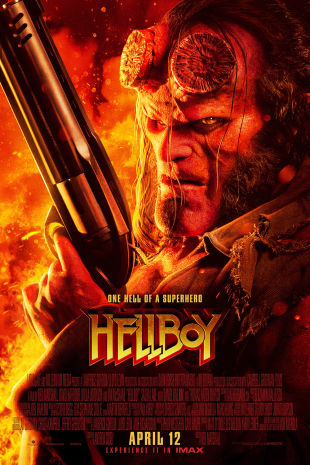 movie poster for Hellboy