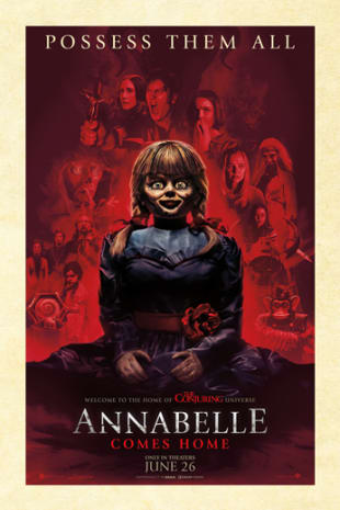 movie poster for Annabelle Comes Home