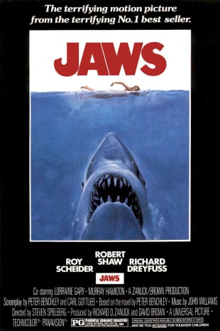 movie poster for Jaws (1975)