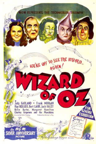 movie poster for The Wizard of Oz