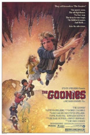 movie poster for The Goonies