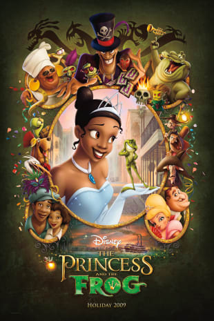 movie poster for The Princess and the Frog