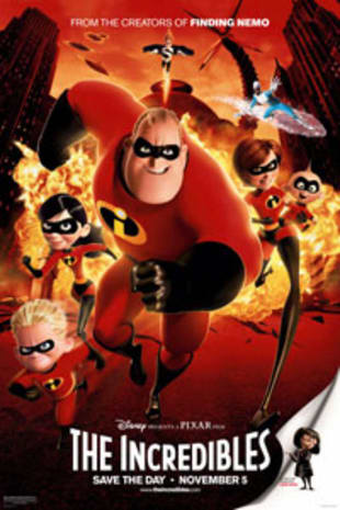 movie poster for The Incredibles