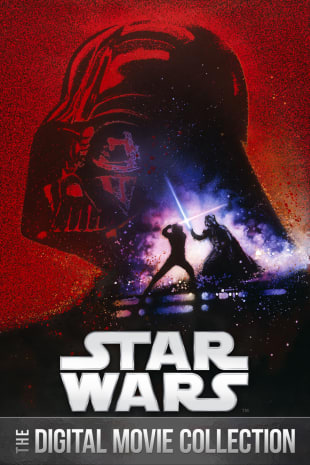 movie poster for Star Wars: The Digital Movie Collection