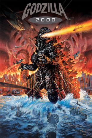 movie poster for Godzilla 2000