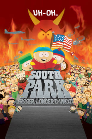 movie poster for South Park: Bigger, Longer & Uncut