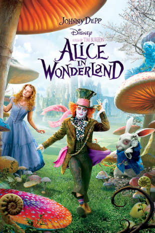 movie poster for Alice In Wonderland