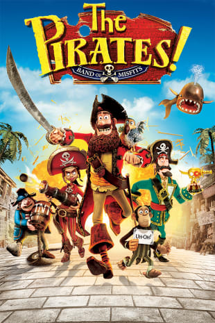 movie poster for The Pirates! Band of Misfits