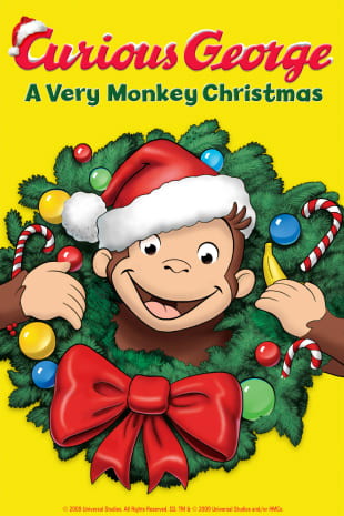 movie poster for Curious George: A Very Monkey Christmas