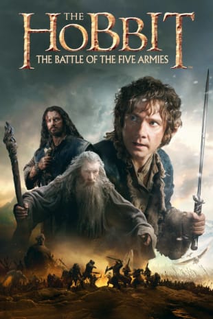 movie poster for The Hobbit: The Battle of Five Armies