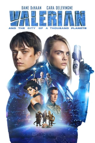 movie poster for Valerian And The City Of A Thousand Planets