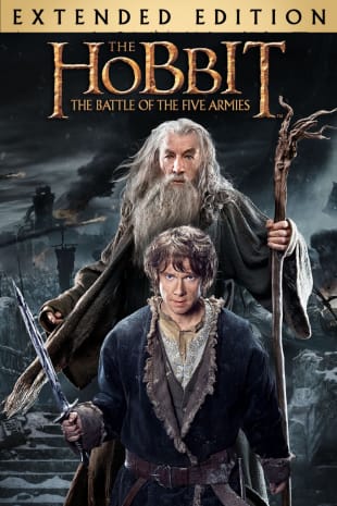 movie poster for The Hobbit: The Battle of the Five Armies (Extended Edition)