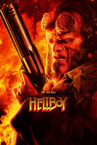movie poster for Hellboy